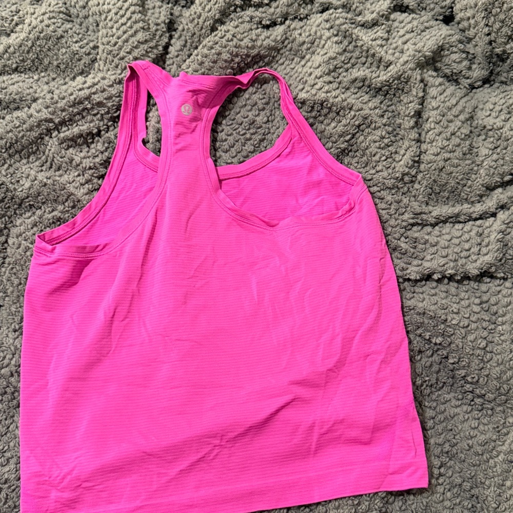 Lululemon Size 8 Swiftly Tech Racerback Tank Top 2.0 - Pink - Picture 4 of 5